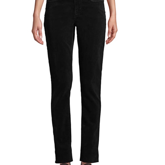 Ann Taylor | Black Corduroy Straight Leg Pants Size 2 - Picture 7 of 10